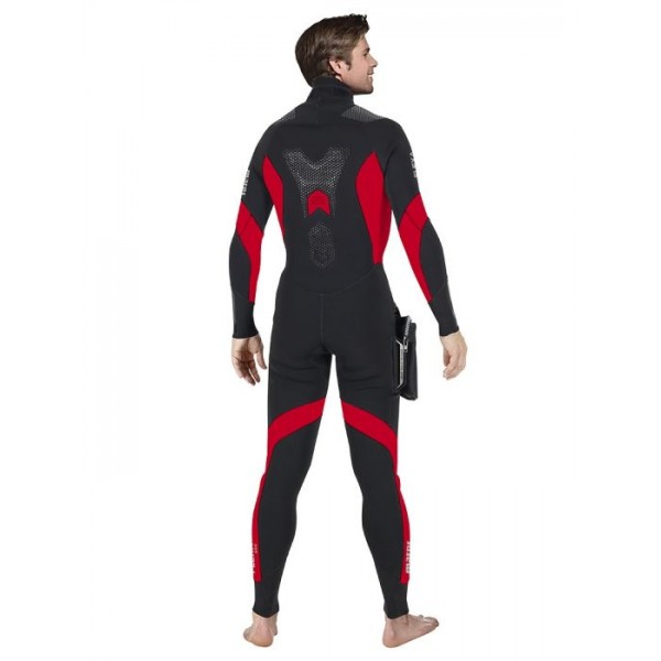 Mares Men's Flexa 5-4-3 Full Length Wetsuit 5mm Neoprene Size Medium Dive Diving 